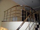 Перила для лестницы из металла 11