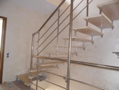 Перила для лестницы из металла 70
